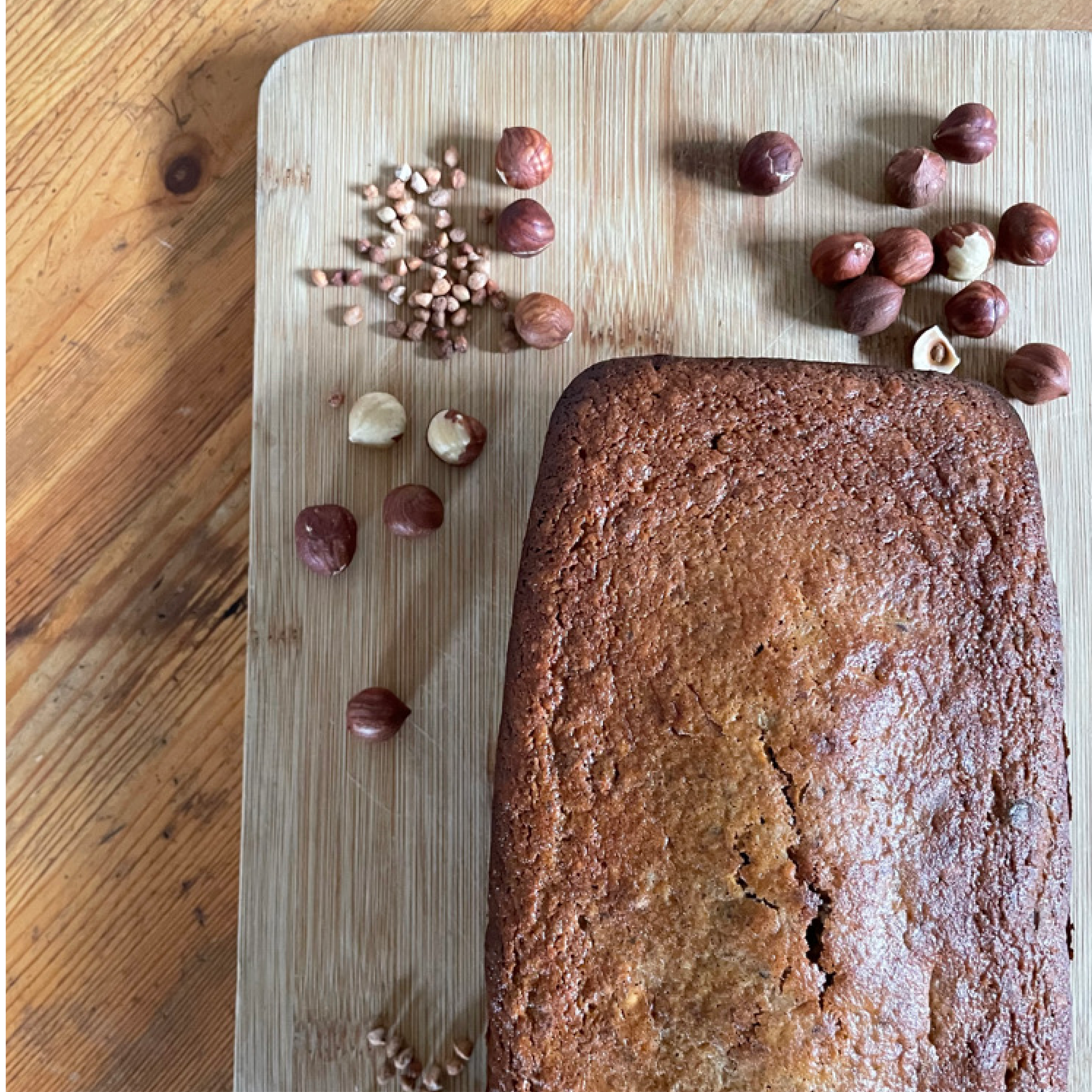 Cake à la farine de noisette